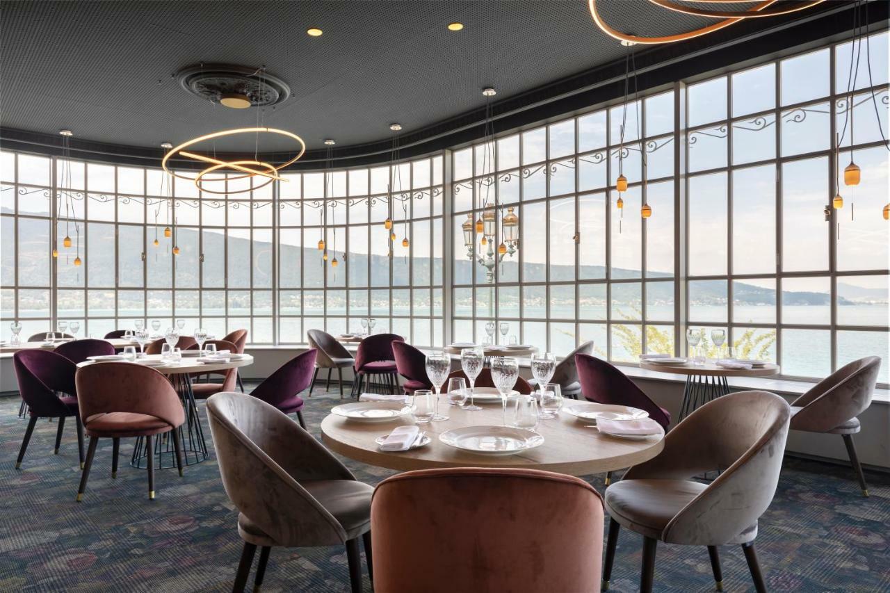 Le Palace De Menthon Εξωτερικό φωτογραφία Restaurant